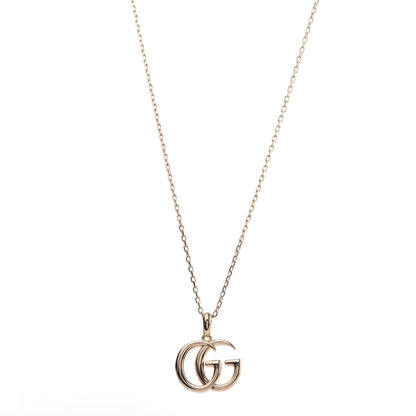 Gucci 18K Yellow Gold Running G Pendant Necklace 1 of 7