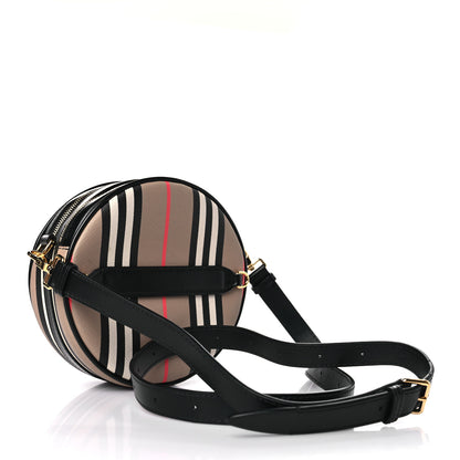 Burberry E-Canvas Calfskin Icon Stripe Louise Bag Archive Beige 3 of 9