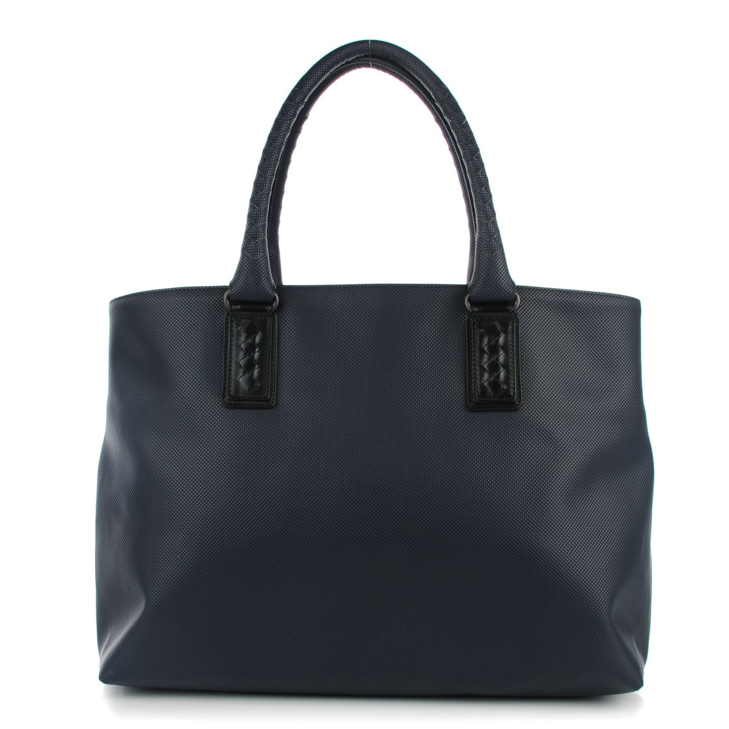 Rubberized Canvas Marco Polo Tote Dark Navy