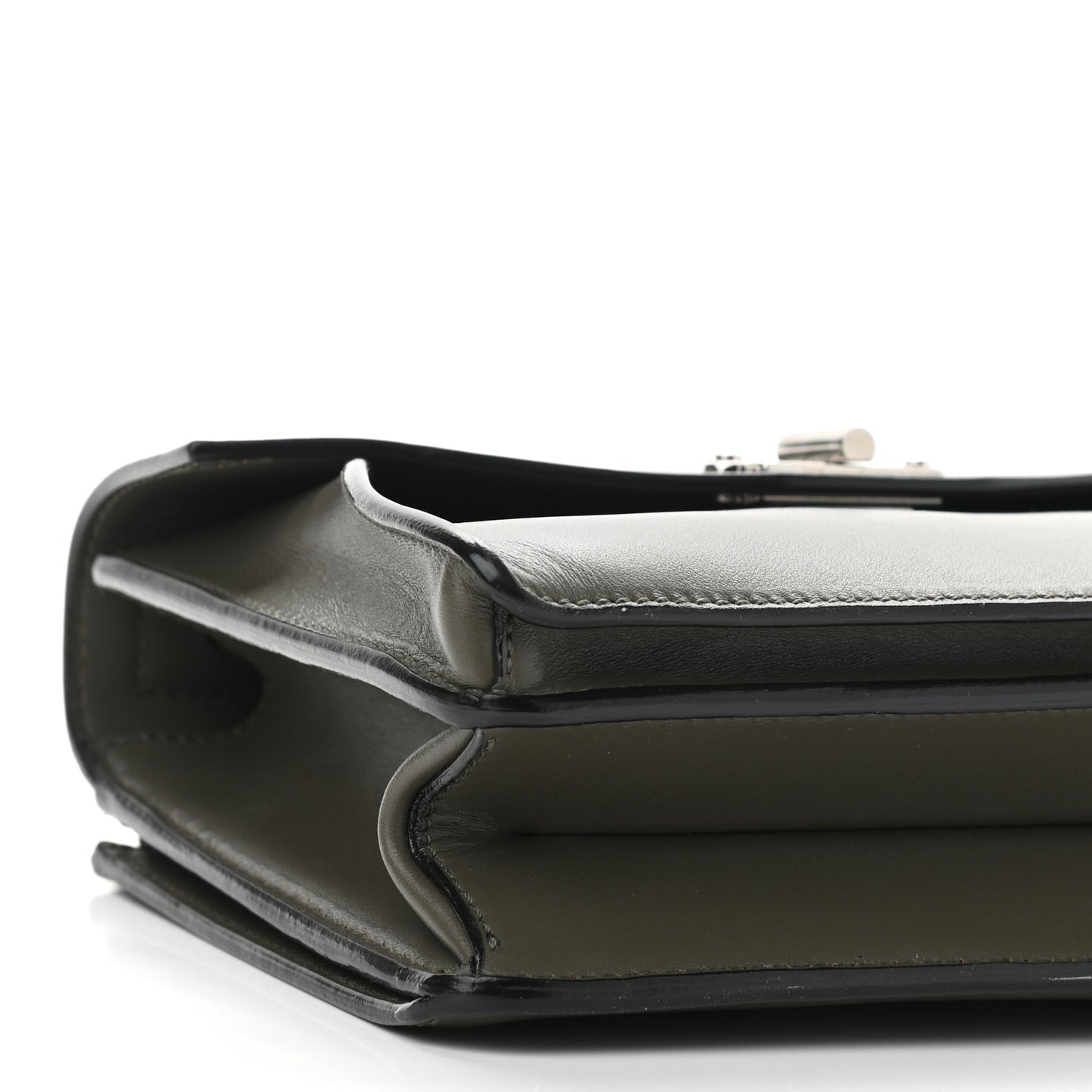 Calfskin Small Hava Top Handle Bag Cypress