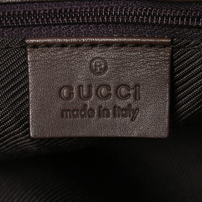 Gucci Monogram Hobo Dark Brown 5 of 14