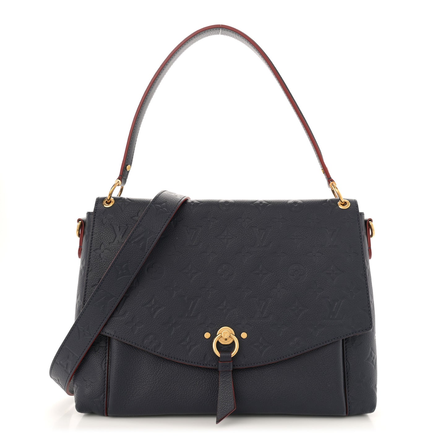Empreinte Blanche MM Marine Rouge