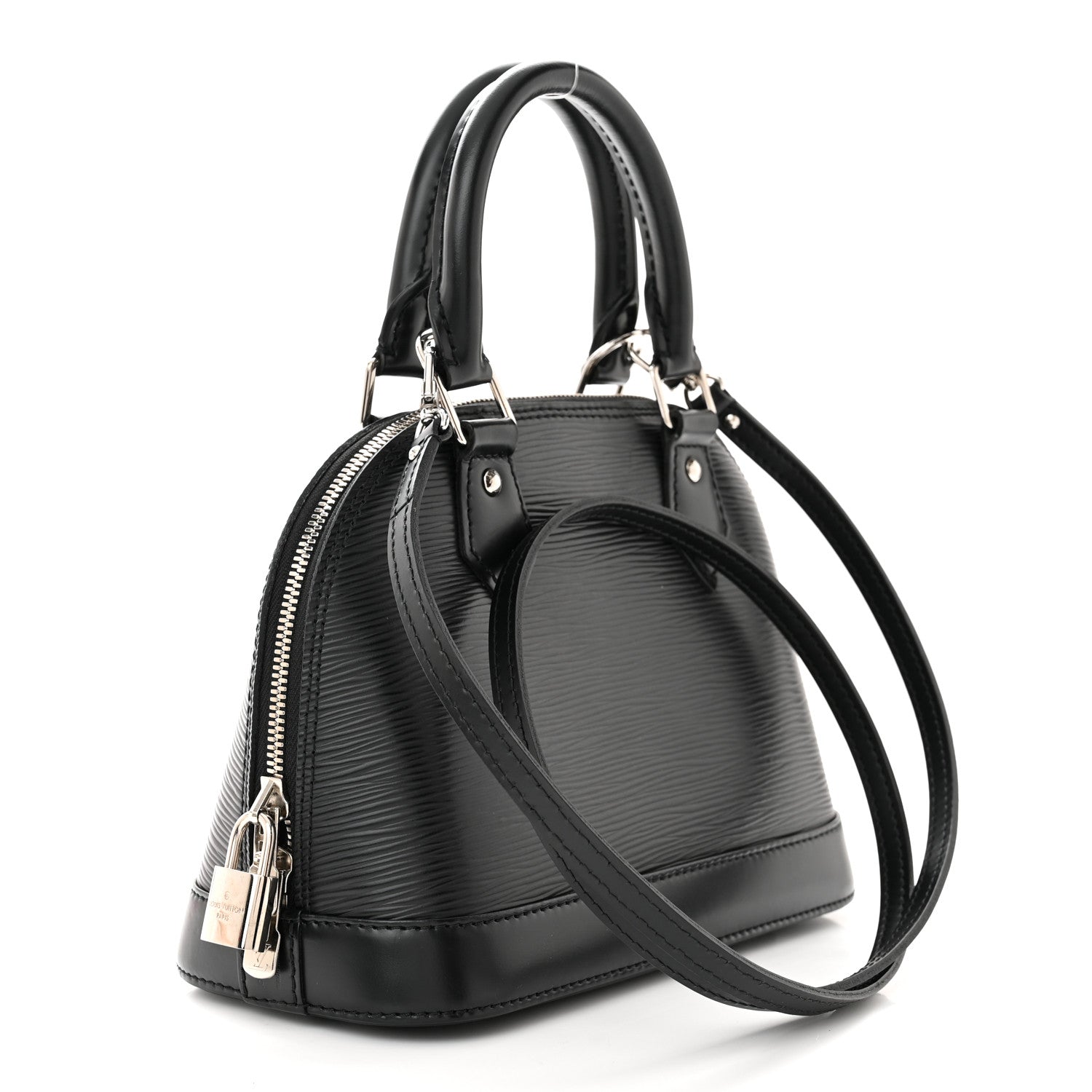 Louis Vuitton LOUIS VUITTON Epi Alma BB Black 3 of 9