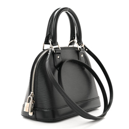 Louis Vuitton LOUIS VUITTON Epi Alma BB Black 3 of 9