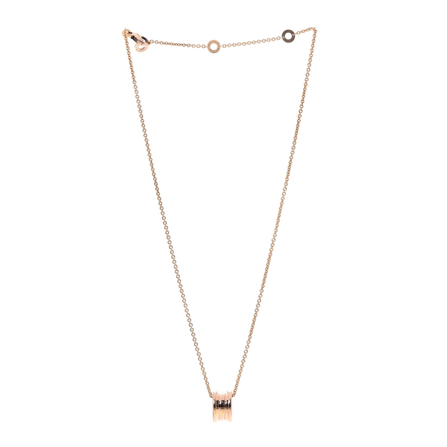 18K Rose Gold B.Zero1 Pendant Necklace