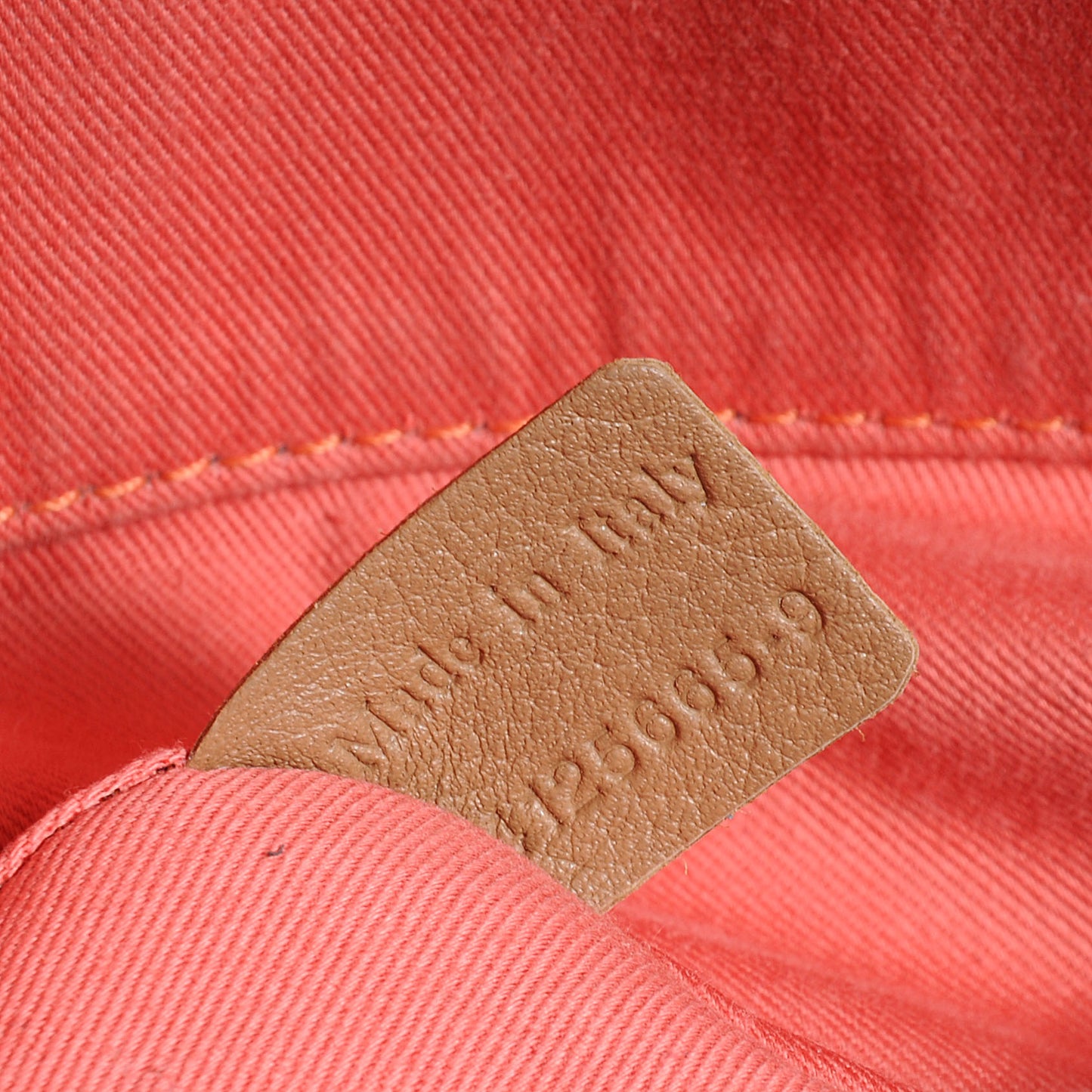 Leather Large Angie Shoulder Bag Nut