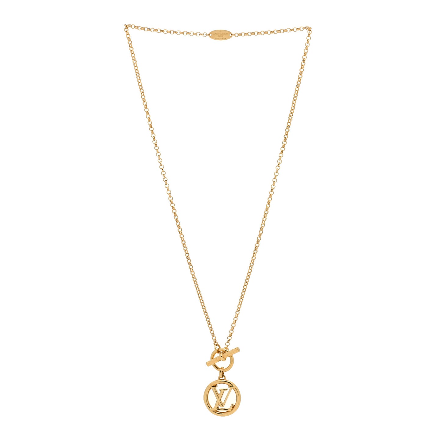 Metal Baby Louise Necklace Gold