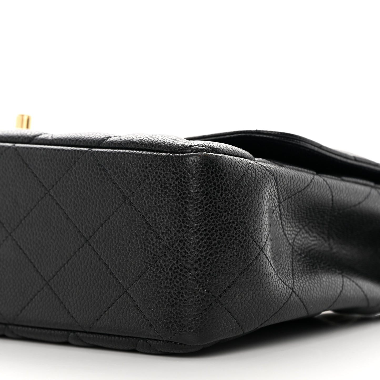 Caviar Quilted Jumbo Single Flap Black