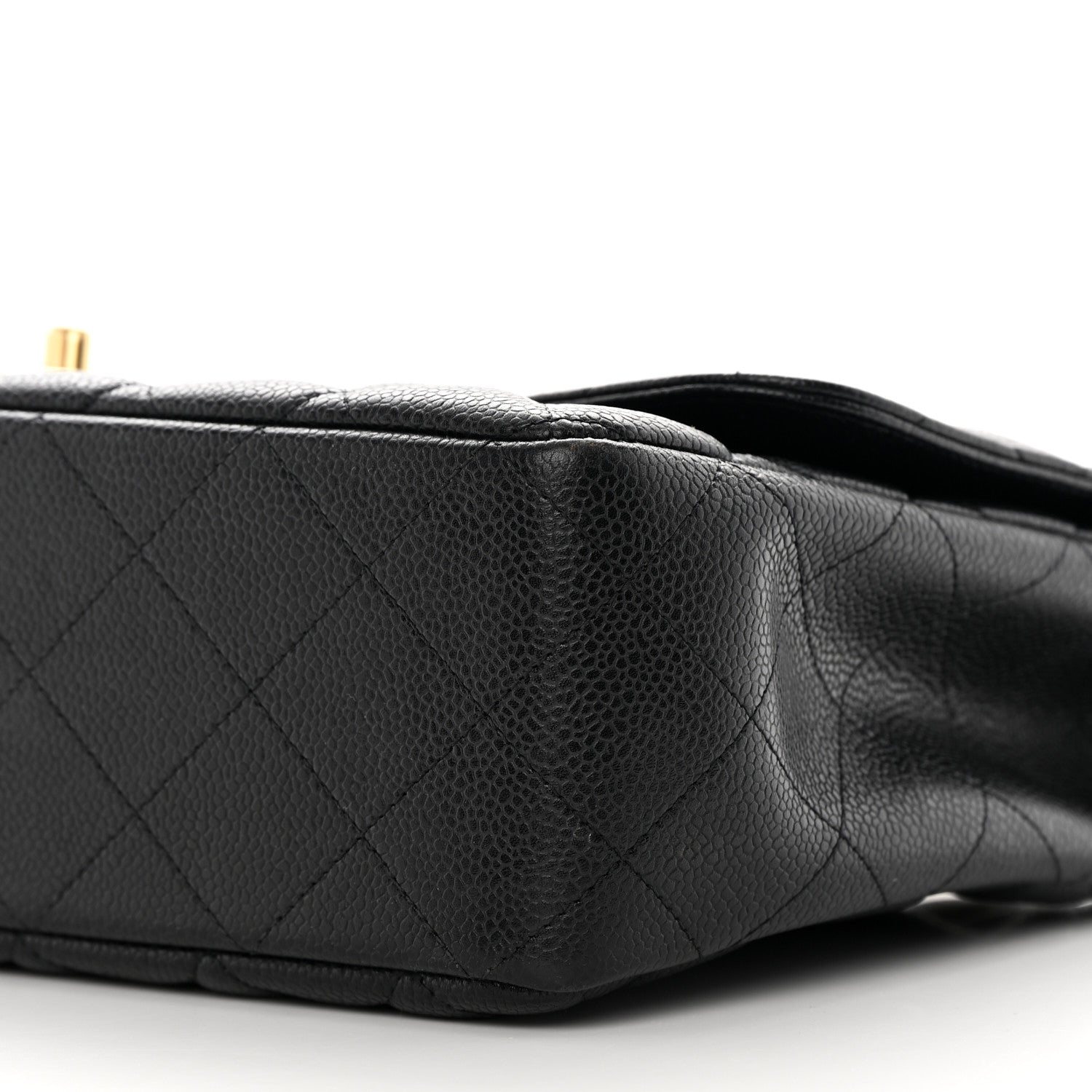 Chanel Caviar Quilted Jumbo Single Flap Black 10 of 12