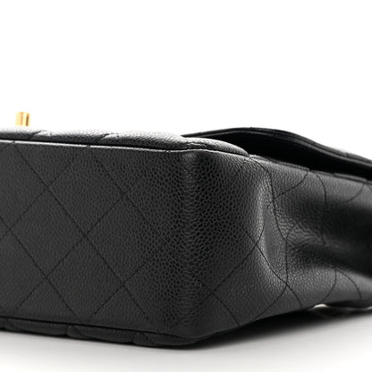 Chanel Caviar Quilted Jumbo Single Flap Black 10 of 12