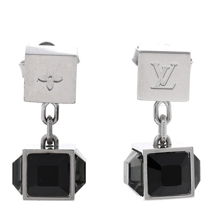 Louis Vuitton Swarovski Gamble Earring Silver 1 of 4