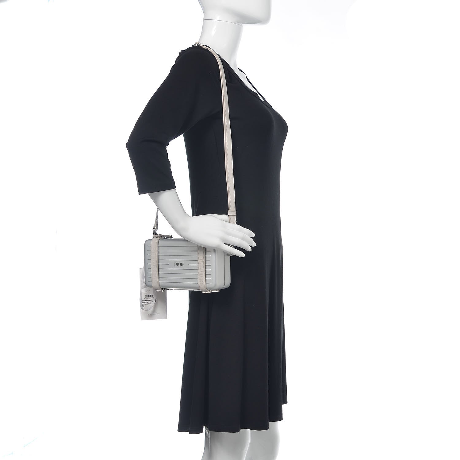 Christian Dior X RIMOWA Aluminum Personal Clutch On Strap Silver 2 of 12