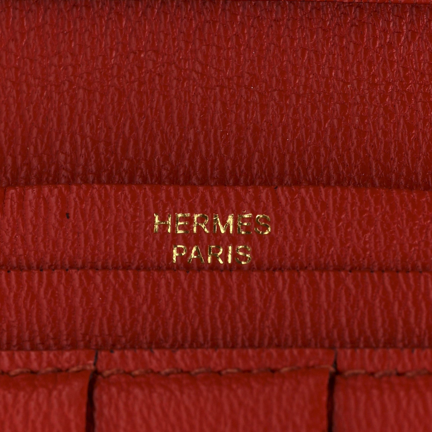 Hermes Shiny Alligator Bearn Gusset Wallet Geranium 6 of 7
