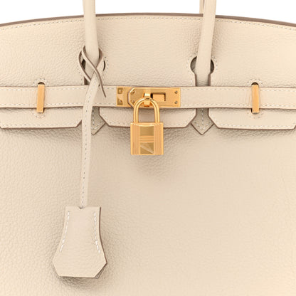 Hermes Togo Birkin 25 Craie 8 of 11