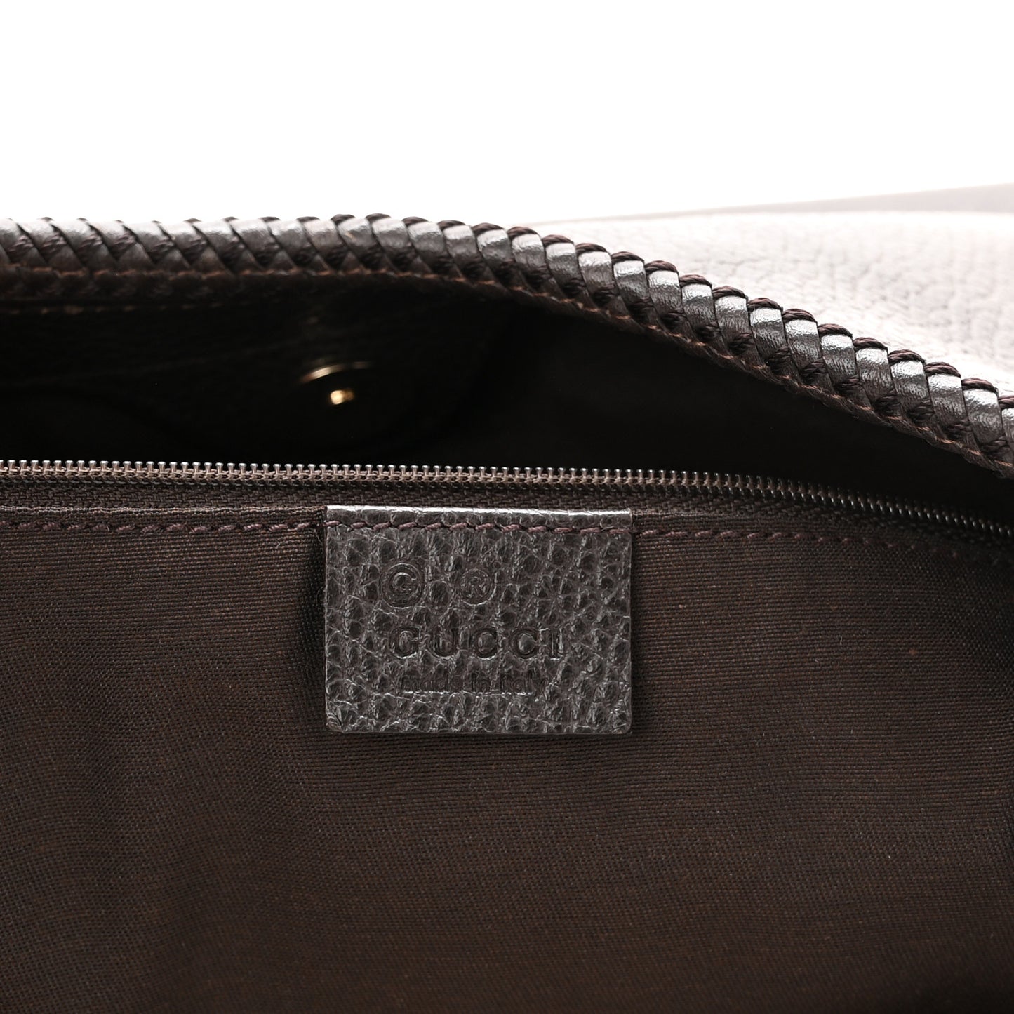 Pebbled Calfskin Medium Marrakech Hobo Dark Brown