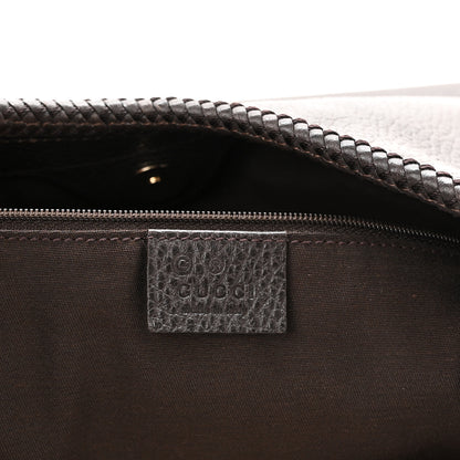 Gucci Pebbled Calfskin Medium Marrakech Hobo Dark Brown 6 of 10