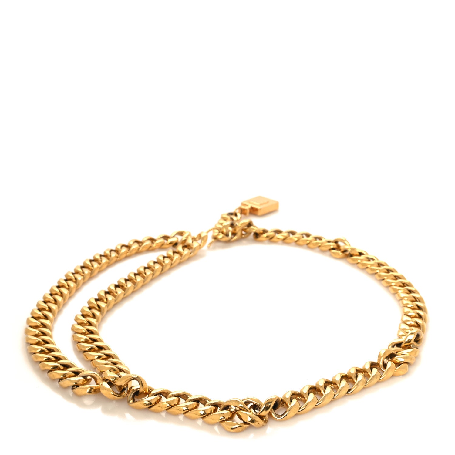 Chanel Metal Chain Coco Perfume Bottle Belt Gold 2 of 4