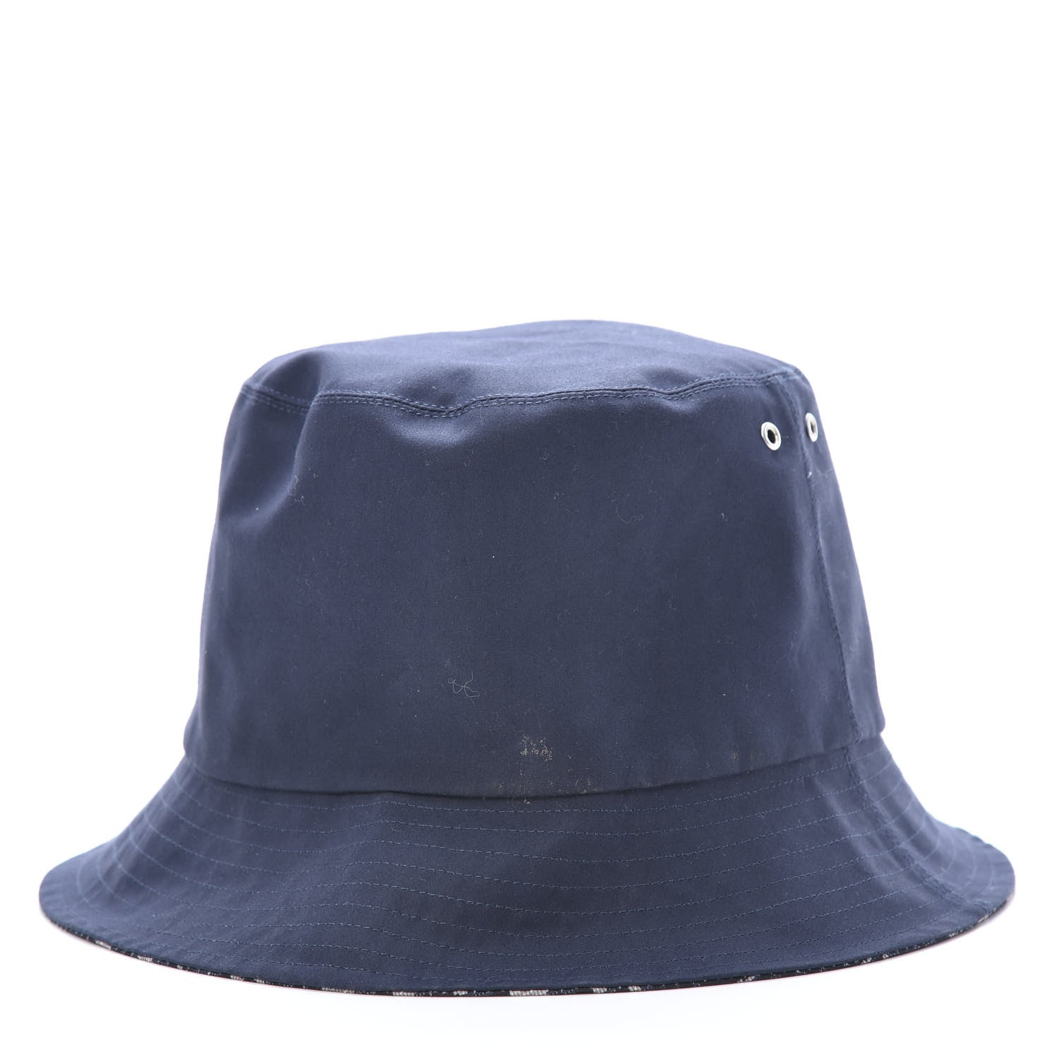Christian Dior Oblique Reversible Teddy-D Brim Bucket Hat 58 Blue 6 of 11