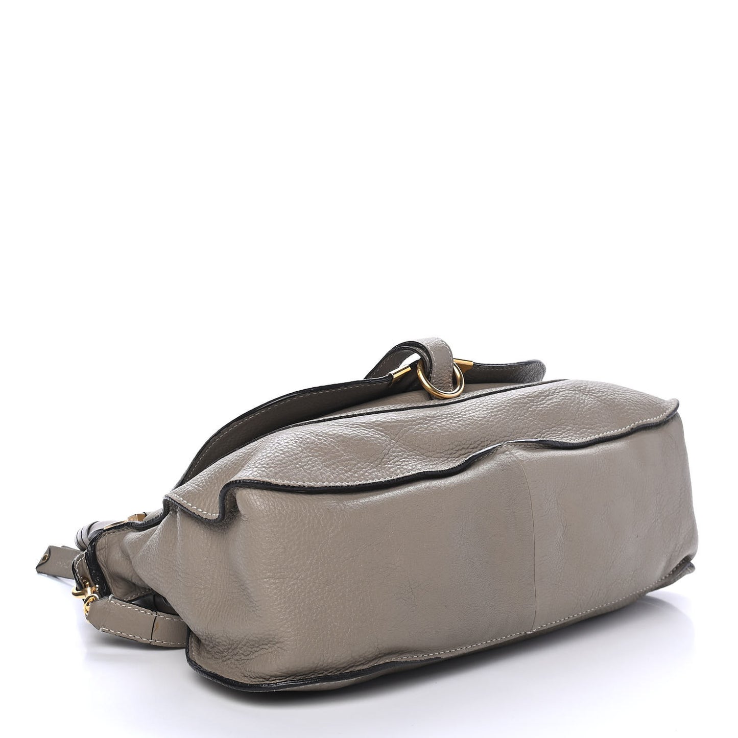 Calfskin Medium Marcie Satchel Motty Grey