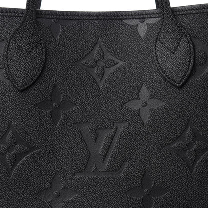 Louis Vuitton Empreinte Monogram Giant Neverfull MM Black 9 of 10