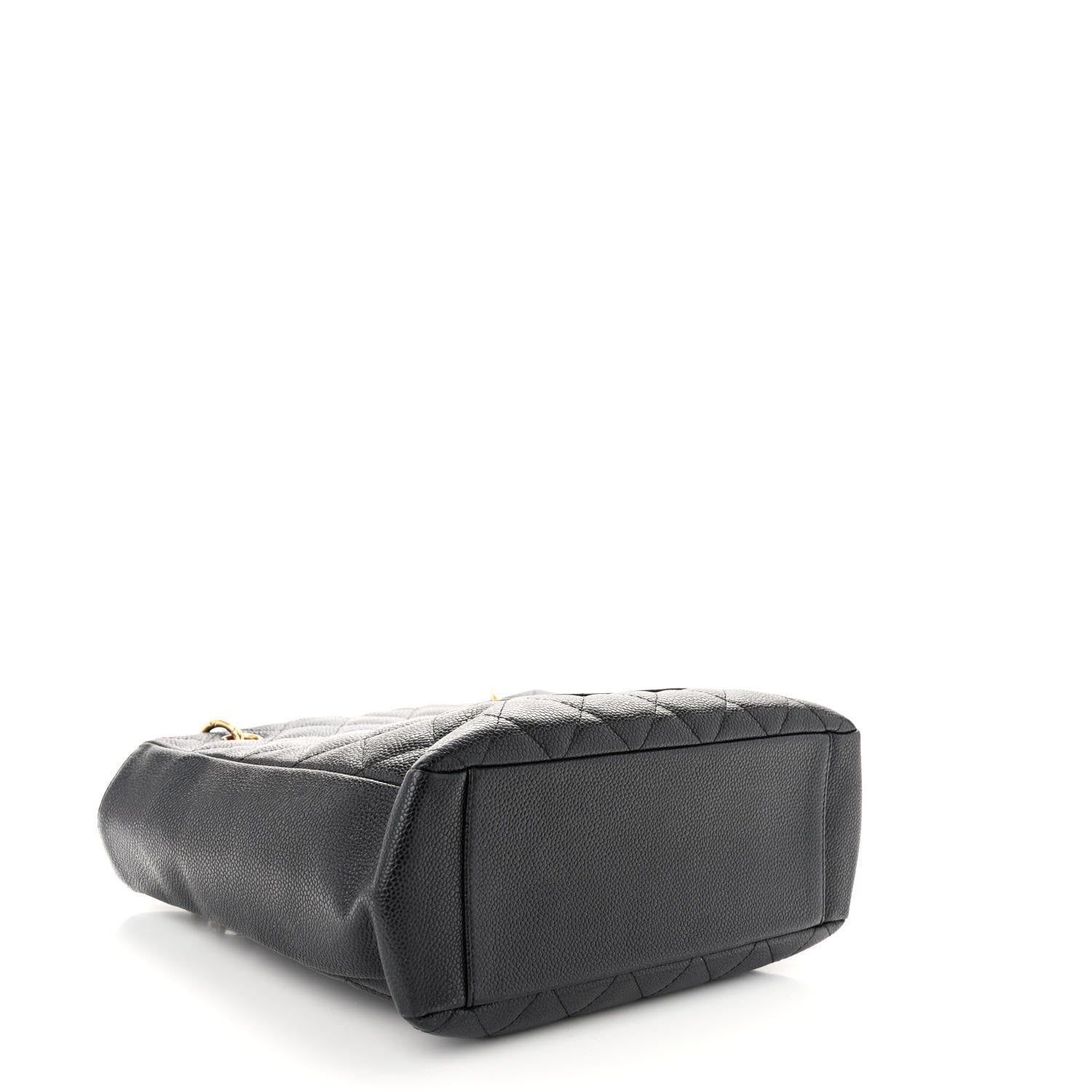 Chanel Caviar Quilted Petit Shopping Tote PST Black 4 of 9