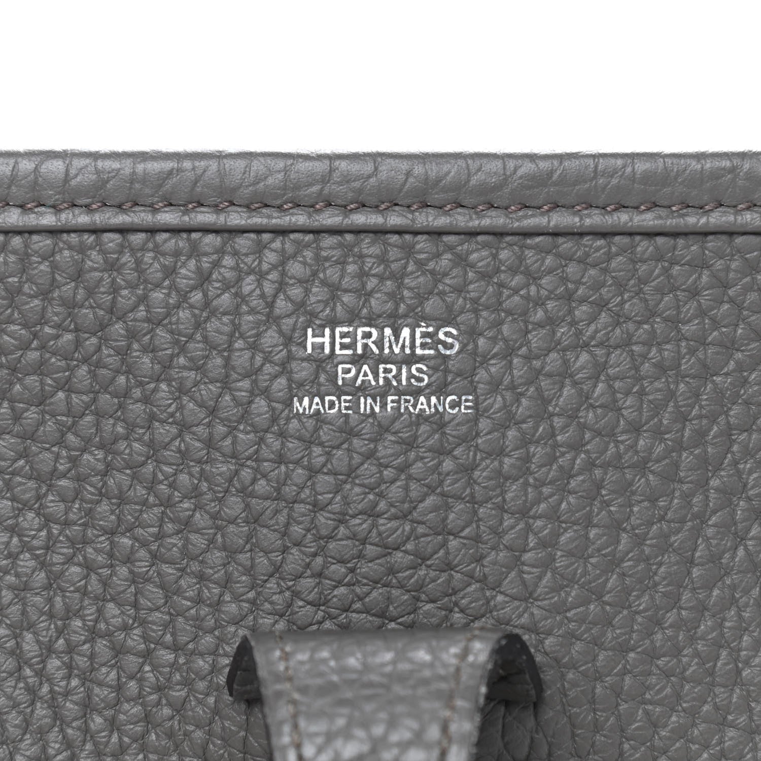 Hermes Taurillon Clemence Evelyne III PM Etain 6 of 9