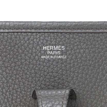 Hermes Taurillon Clemence Evelyne III PM Etain 6 of 9