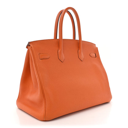 Hermes Togo Birkin 35 Orange 3 of 15