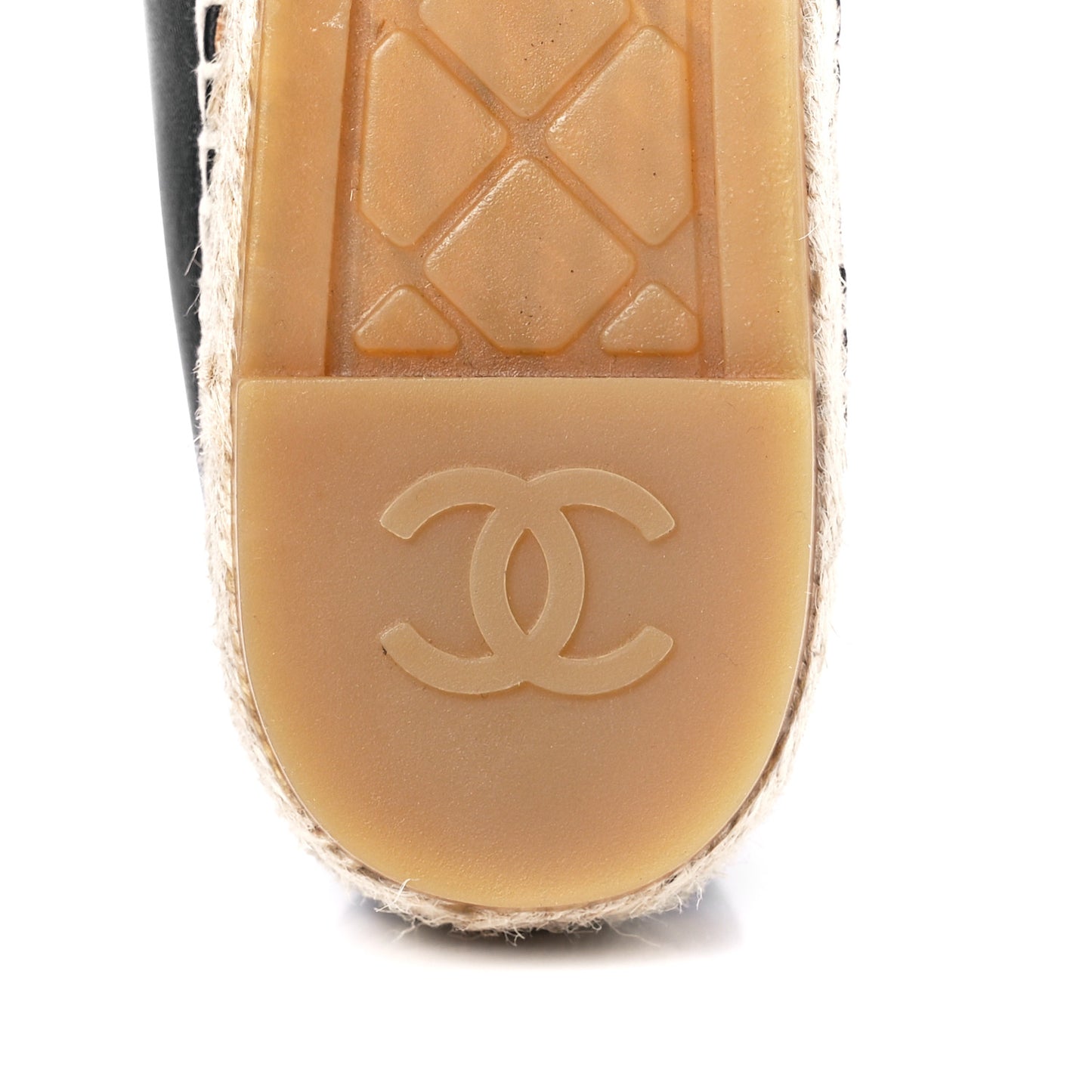 Lambskin CC Espadrilles 38 Black