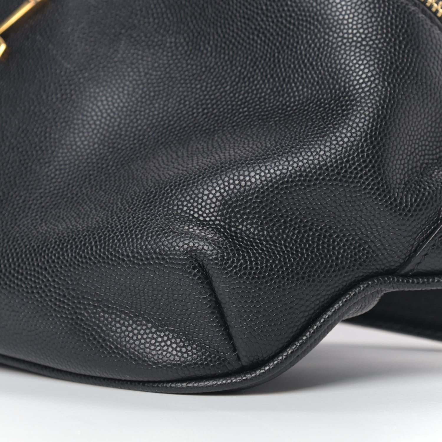 Saint Laurent Grain De Poudre Monogram Belt Bag Black 9 of 10