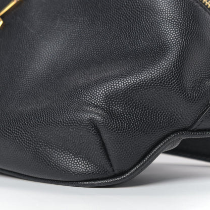 Saint Laurent Grain De Poudre Monogram Belt Bag Black 9 of 10