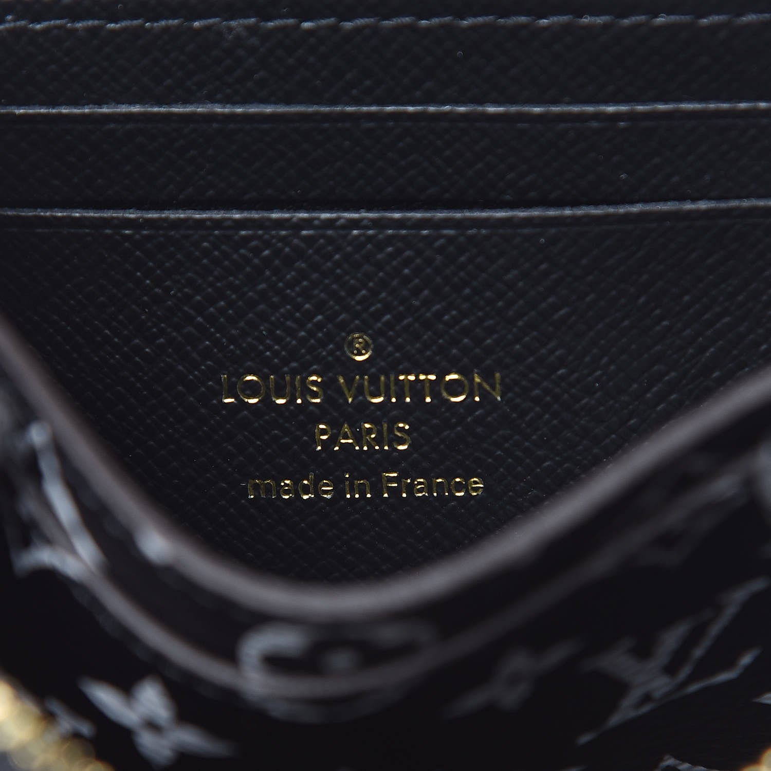 Louis Vuitton Monogram Giant Jungle Zippy Coin Purse Black 6 of 7