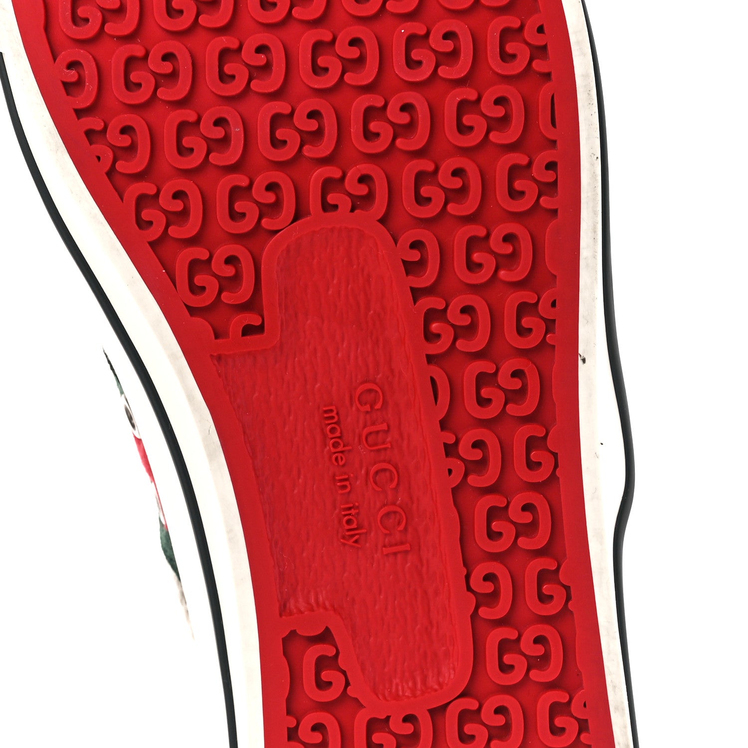 Gucci GG Monogram Web Mens 1977 Tennis Sneakers 9 Beige Ebony Mystic White 6 of 7