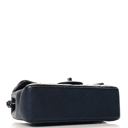 Chanel Caviar Quilted Mini Rectangular Flap Navy 4 of 10