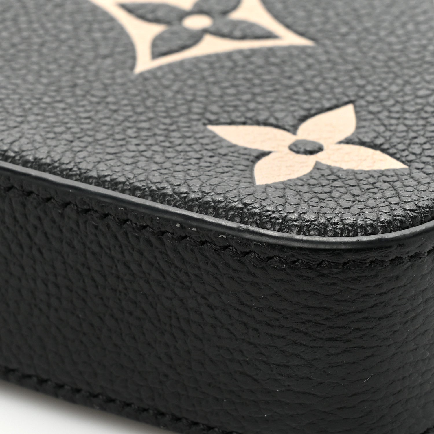 Louis Vuitton Empreinte Monogram Giant Felicie Pochette Black Beige 13 of 14