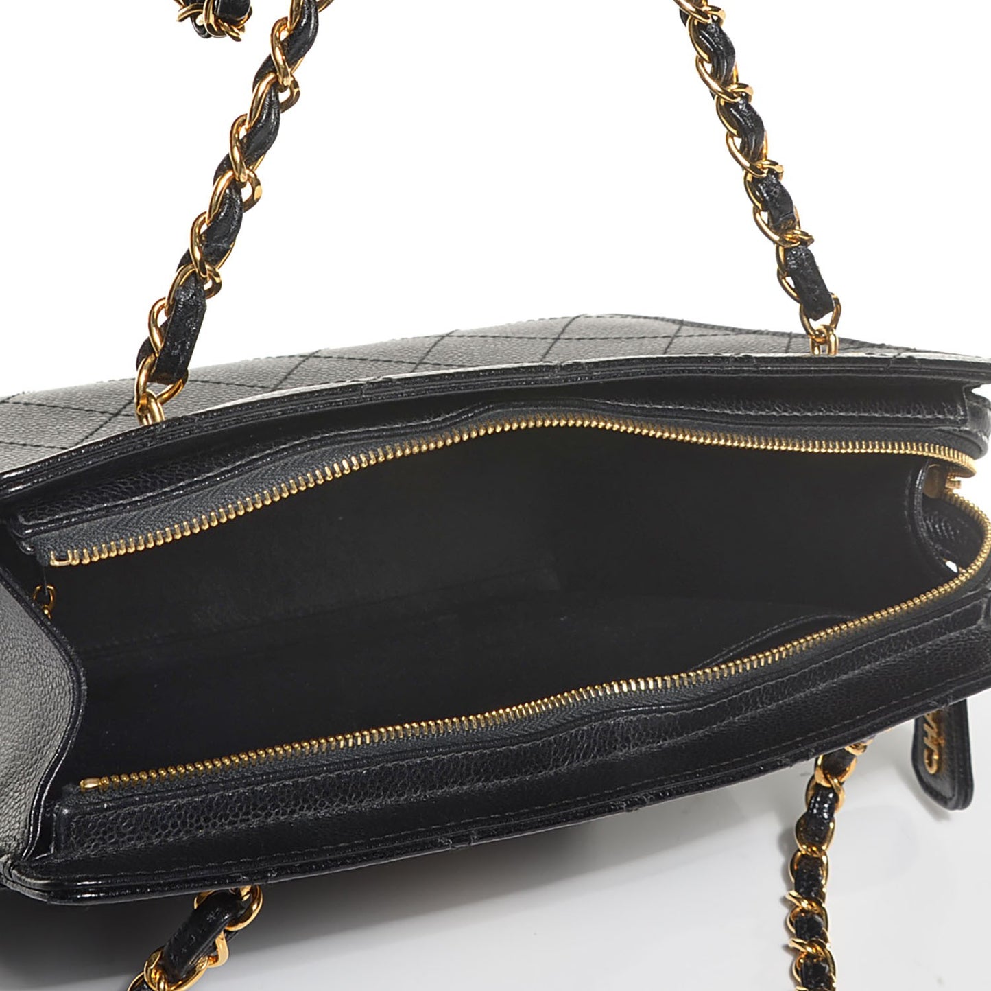 Caviar Shoulder Bag Black