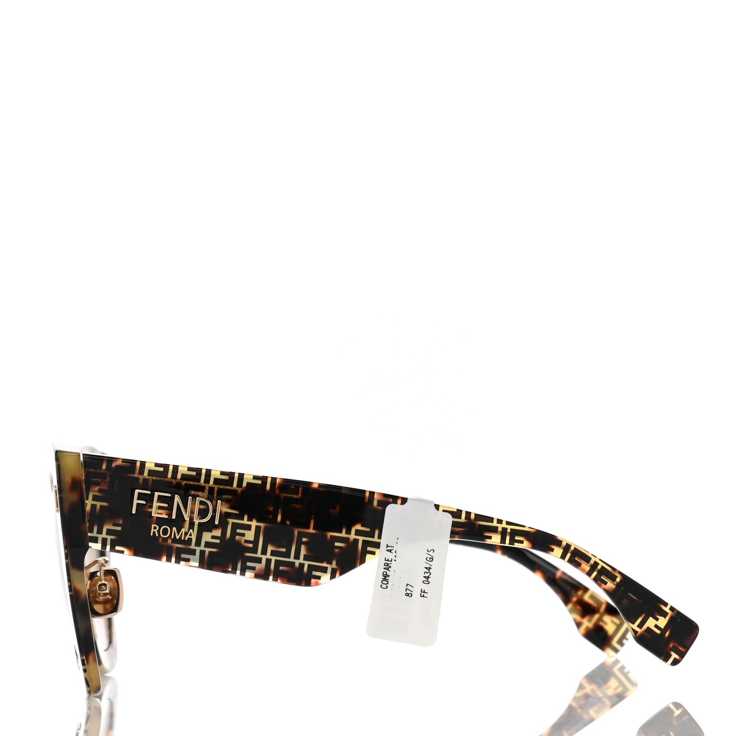 Fendi Acetate FF 53mm Sunglasses 0434/S Tortoise 3 of 9