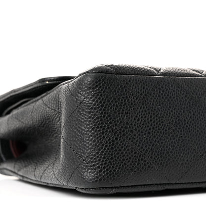 Chanel Caviar Quilted Medium Double Flap Black 9 of 13