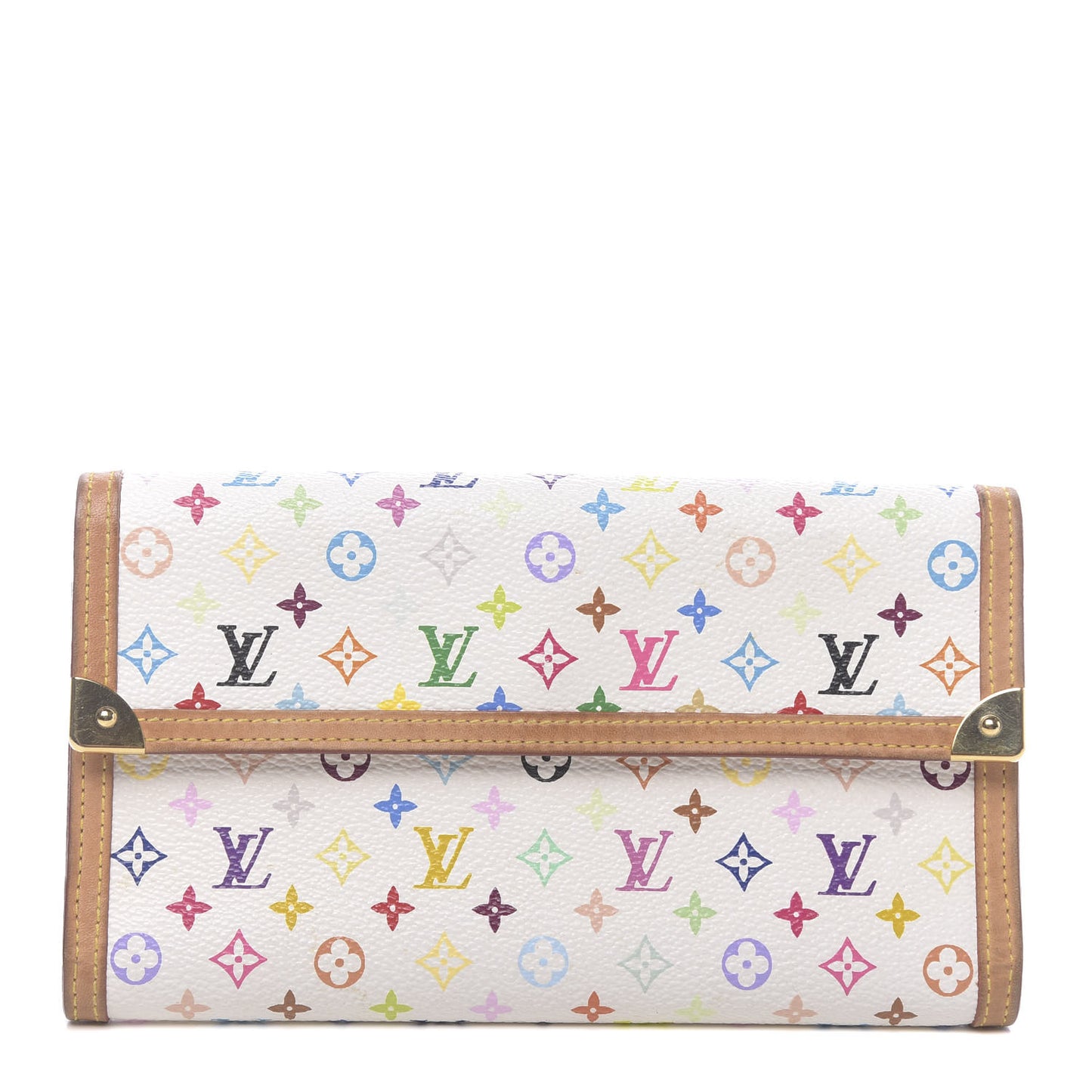 Monogram Multicolor Porte Tresor International Wallet White