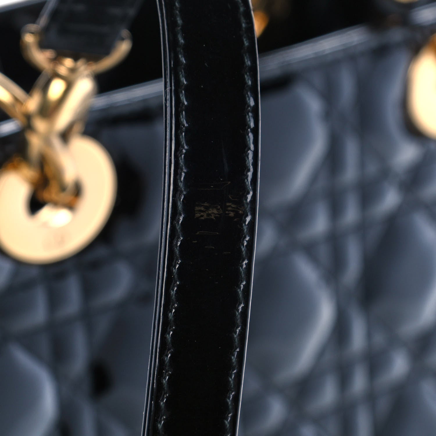 Christian Dior Patent Cannage Medium Lady Dior Black 12 of 12