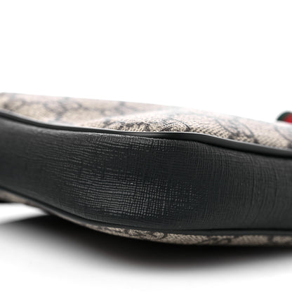 Gucci GG Supreme Monogram Web Belt Bag Black 11 of 16