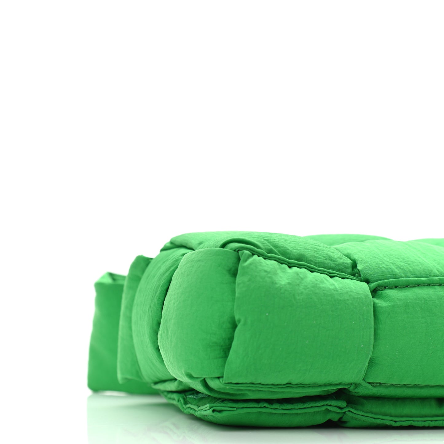 Nylon Intrecciato Padded Tech Candy Cassette Bag Parakeet