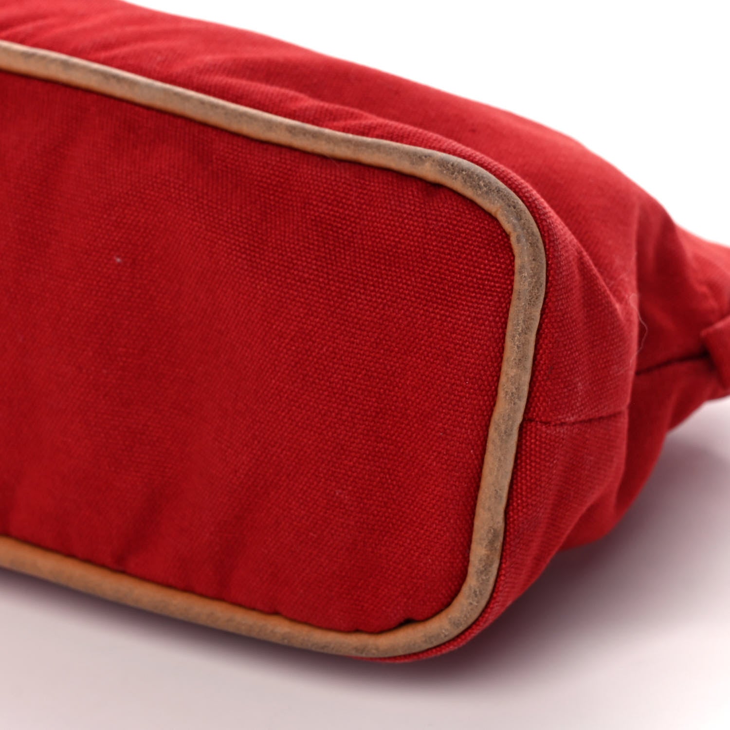 Hermes Cotton Bolide Travel Cosmetic Pouch Rouge 9 of 12