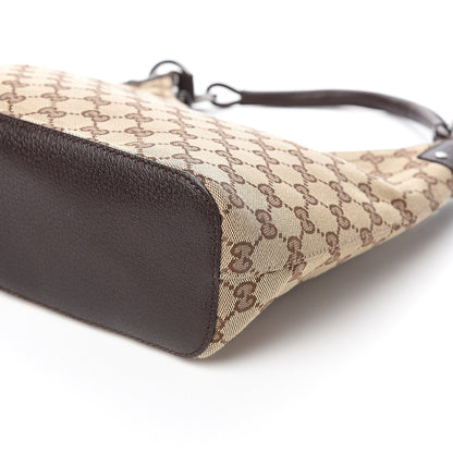 Gucci Monogram Shoulder Bag Dark Brown 8 of 9