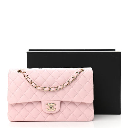 Chanel Caviar Quilted Medium Double Flap Light Pink 11 of 11