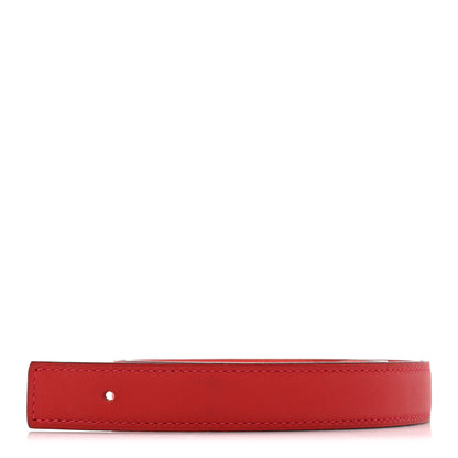 Hermes Swift Epsom 24mm Belt Strap 85 34 Rouge Casaque Rouge Tomate 1 of 4