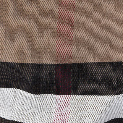 Burberry Canvas Mega Check Medium Ashby Hobo Saddle Brown 13 of 22