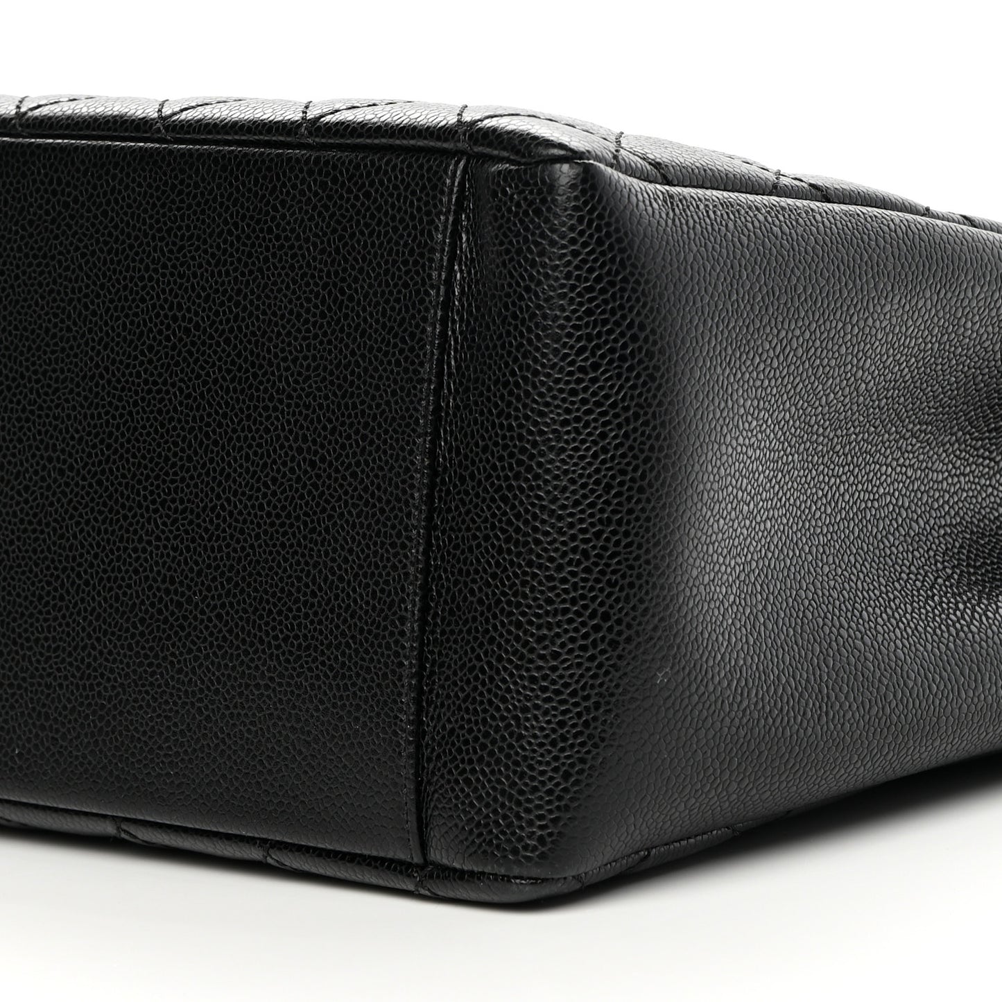 Caviar Quilted Grand Shopping Tote GST Black