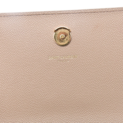 Saint Laurent Grain De Poudre Small Monogram Kate Satchel Nude Powder 11 of 11