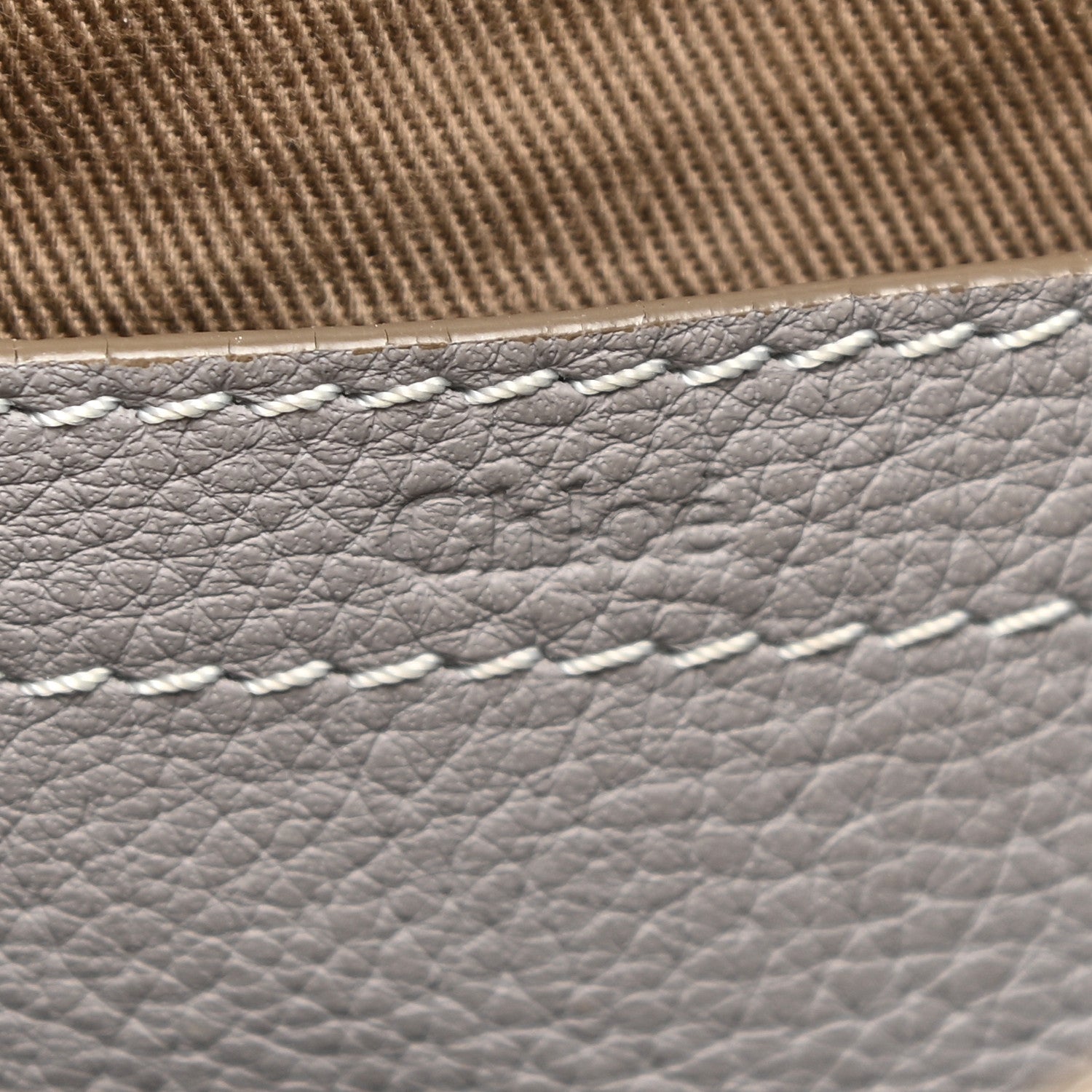 Chloe Calfskin Mini Marcie Round Crossbody Bag Cashmere Grey 5 of 17